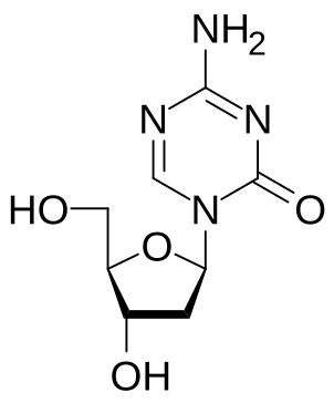 Decitabine Medication for the treatment of myelodysplastic syndromes, a class of conditions where certain blood cells are dysfunctional,