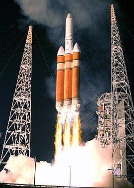 File:Delta IV Medium 4.2+ (with GOES-N) on launch pad.jpg - Wikipedia