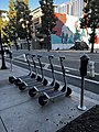 Bird escooters, Grand Avenue, LA, 2022