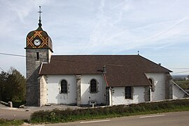 Église et son clocher à impériale