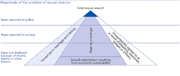 How rape statistics are formulated and how they correspond to the extent of the problem: