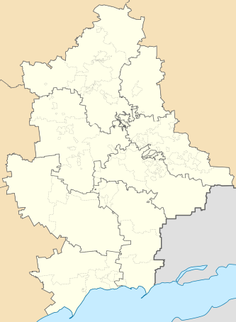 Красний Лиман. Карта розташування: Донецька область