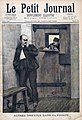 Dreyfus'u hapiste resmeden 20 Ocak 1895 tarihli gazete sayfası.