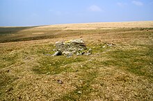Kistvaen on the southern edge of Dartmoor in Drizzlecombe Drizzlecombe kist 1.JPG