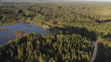 File:Drone video of Paunküla water reservoir in Estonia.webm