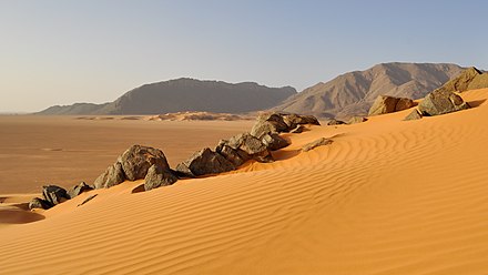 Sand Dune at the Cultural Park of Ahaggar in southern Algeria