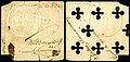 Image 2 Card money Card: Government of Dutch Guiana; image courtesy of the National Numismatic Collection Card money, printed on plain cardboard or playing cards, was issued from the 17th to the 19th century to supplement the supply of money in several countries and colonies. This playing card from Dutch Guiana (now Suriname), dated 1801, has a face value of one guilder. In that colony, card money was first issued in 1761, initially backed by bills of exchange from the Netherlands; but later it was released unsecured, and inflation was an issue for much of the currency's lifetime, with the value fluctuating wildly until it was replaced with paper money in 1826 and formally discontinued two years later. More selected pictures