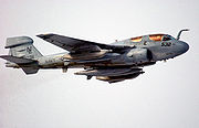 EA-6B Prowler takes off from Eielson AFB