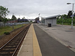 <span class="mw-page-title-main">Eaglescliffe railway station</span> Railway station in County Durham, England