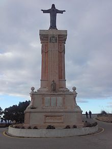 Estatua del Santuario de la virgen del Toro