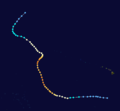 JTWC track for Ele