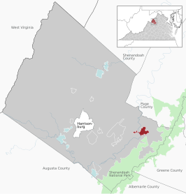 Elkton in Rockingham County, VA.svg