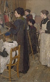 E. Phillips Fox, Art Students, 1895 Emanuel Phillips Fox - Art Students, 1895.jpg