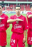 Meza playing for Toluca Enrique Meza Jr Toluca Player.JPG