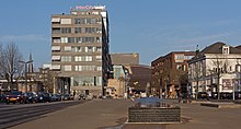 Enschede, der Bahnhofsplatz