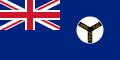 Vlajka Royal Niger Company (1888–1899) Poměr stran: 1:2