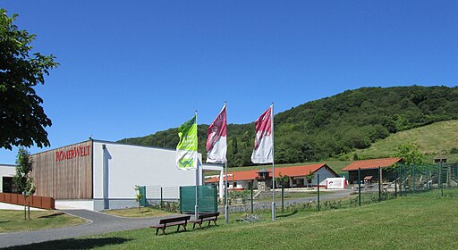 Limesinformationszentrum Rheinland-Pfalz in Rheinbrohl (Außenansicht). Erlebnismuseum RömerWelt