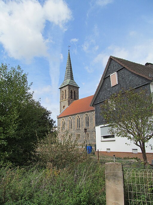 Evangelische Kirche, 2, Berliner Straße, Holzhausen, Homberg (Efze), Schwalm-Eder-Kreis