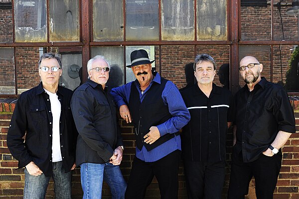 The band's lineup after switching to country in the early 1980s, and again since 2008 (L-R): Sonny LeMaire, Les Taylor, Marlon Hargis, Steve Goetzman,