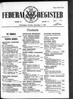 Миниатюра для Файл:Federal Register 1964-09-01- Vol 29 Iss 171 (IA sim federal-register-find 1964-09-01 29 171).pdf