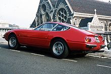 Ferrari 365GTB, popularly known as the Daytona Ferrari Daytona 1972ish.jpg