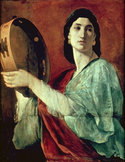 Portrait of Anna Risi as Miriam by Anselm Feuerbach