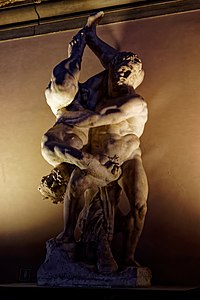 Hercule et Diomède, Florence, Palazzo Vecchio.
