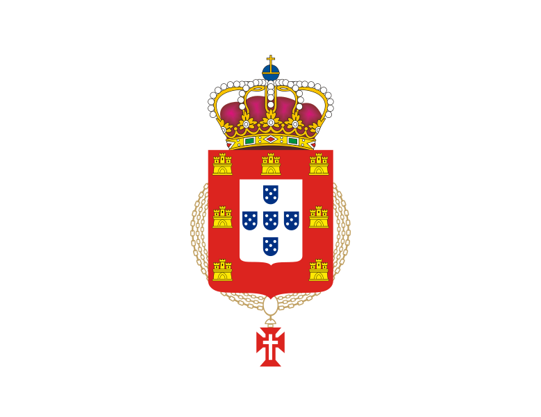 File:Flag John V of Portugal with Order of Christ.svg