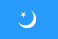 Flag of the Second East Turkestan Republic (1944–1949)