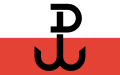 Drapeau de l'État polonais clandestin
