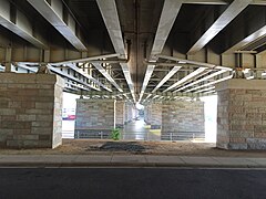 Underside of Francis Case Bridge in 2015