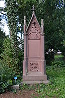 Frankfurt, main cemetery, grave D 473 Behaghel.JPG