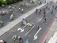 London Freewheel 2008, seen from Hungerford footbridge Freewheel 2008 1660.JPG