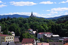 Panorama miasta z zamkiem, Frydlant