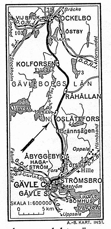 Gävle–Ockelbo Järnväg