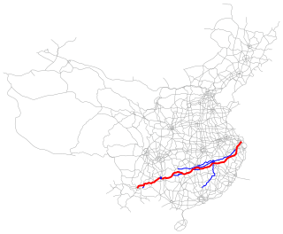 <span class="mw-page-title-main">G60 Shanghai–Kunming Expressway</span> Road in China