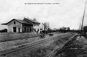 La estación alrededor de 1900.