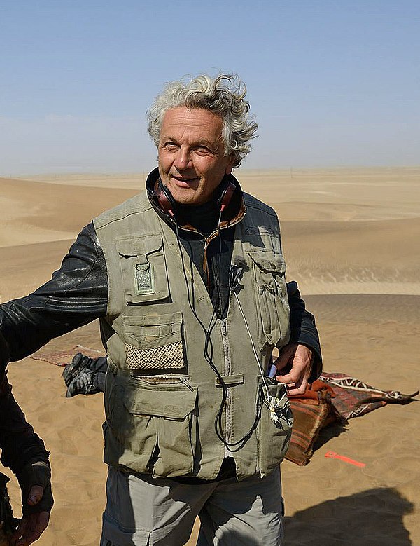 Miller on the set of Mad Max: Fury Road, 2012