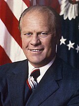 Photographic portrait of Gerald Ford