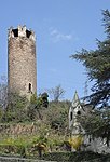 Gscheibter Turm, St.-Oswald-Kapelle und Troyenstein