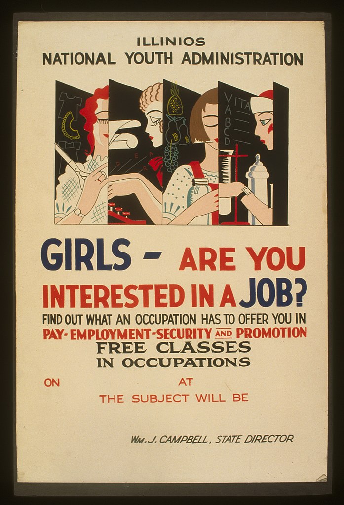 File Girls Are You Interested In A Job Lccn Jpg Wikimedia Commons