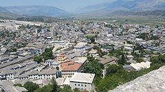 Billede på byen Gjirokastra