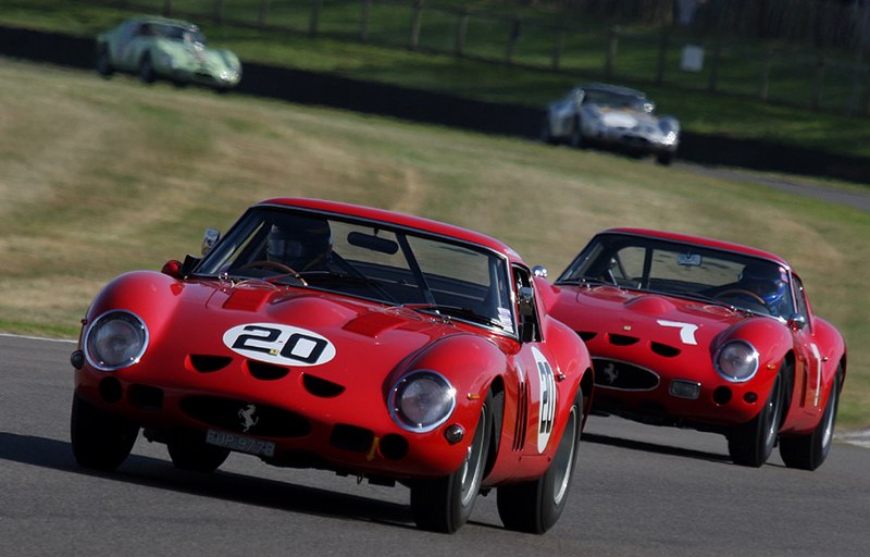 File:Goodwood Revival 2012 - Ferrari 250 GTO`s (7991993945).jpg