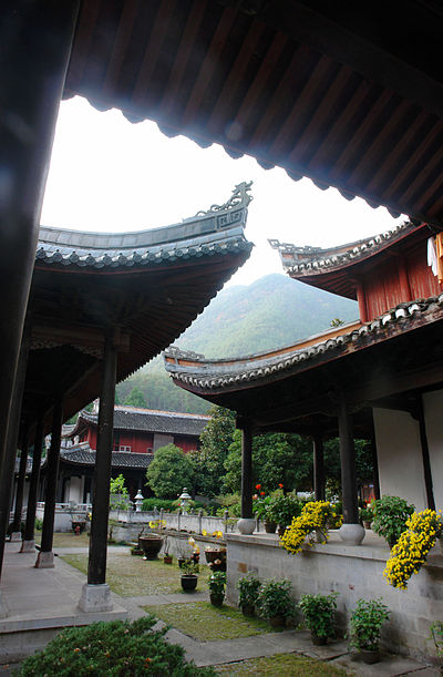 The Guoqing Temple on Mount Tiantai