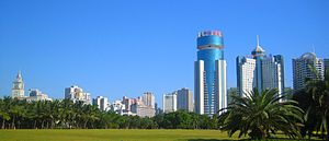 Haikou city skyline