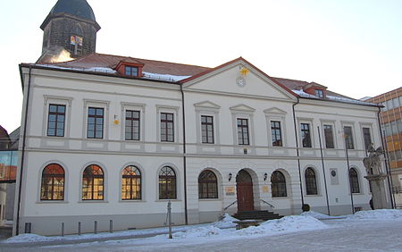 Haldensleben Rathaus Winter