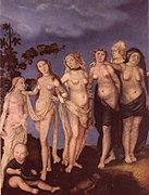 Las Tres Edades De La Mujer Y La Muerte: Cuadro de Hans Baldung