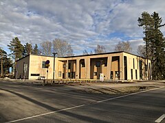 New kindergarten and library in April 2019.