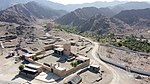 Hayl Fort and Watchtower, looking Northwest up Wadi Hayl