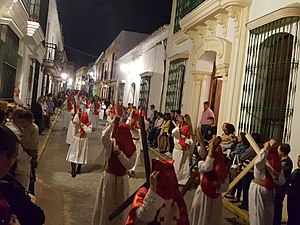 Hdad. Cristo Sangre. Desfile.